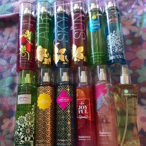 Bath and body works Sprays
